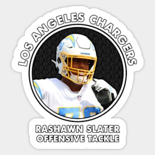 RASHAWN SLATER - OT - LOS ANGELES CHARGERS Sticker